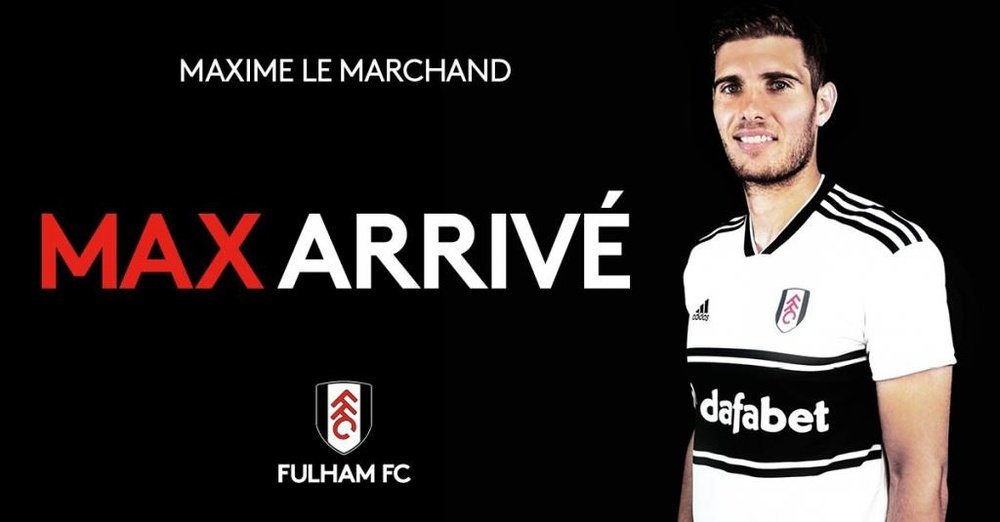 Maxime Le Marchand has signed for Fulham. Twitter/FulhamFC