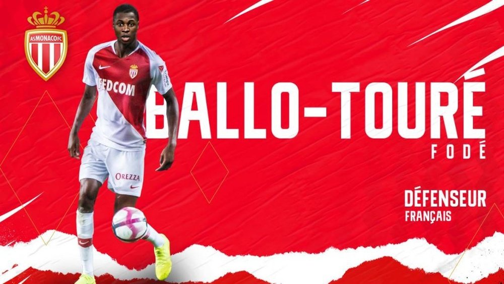 Ballo-Touré. Twitter//AS_Monaco