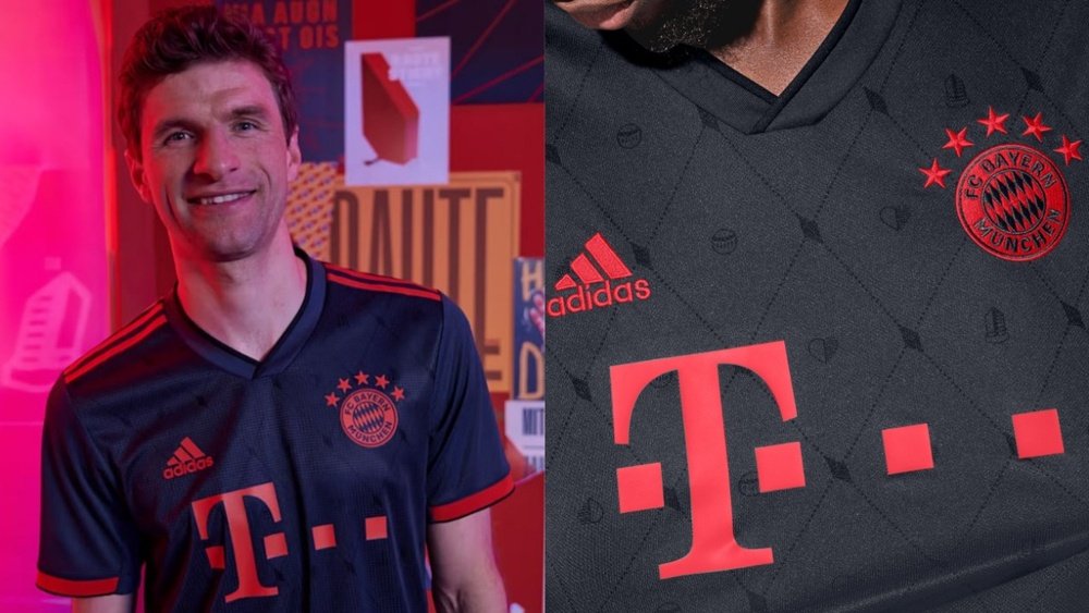 Negra y roja: así es la tercera piel del Bayern para la 22-23. FCBayern