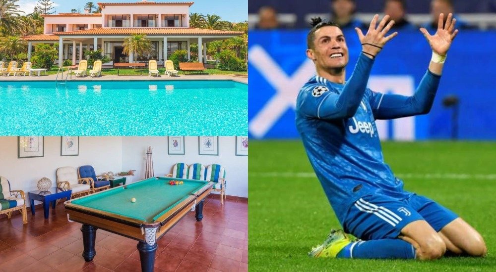 Cristiano rented a large villa for 4,000 euros a week at the height of the pandemic. AFP