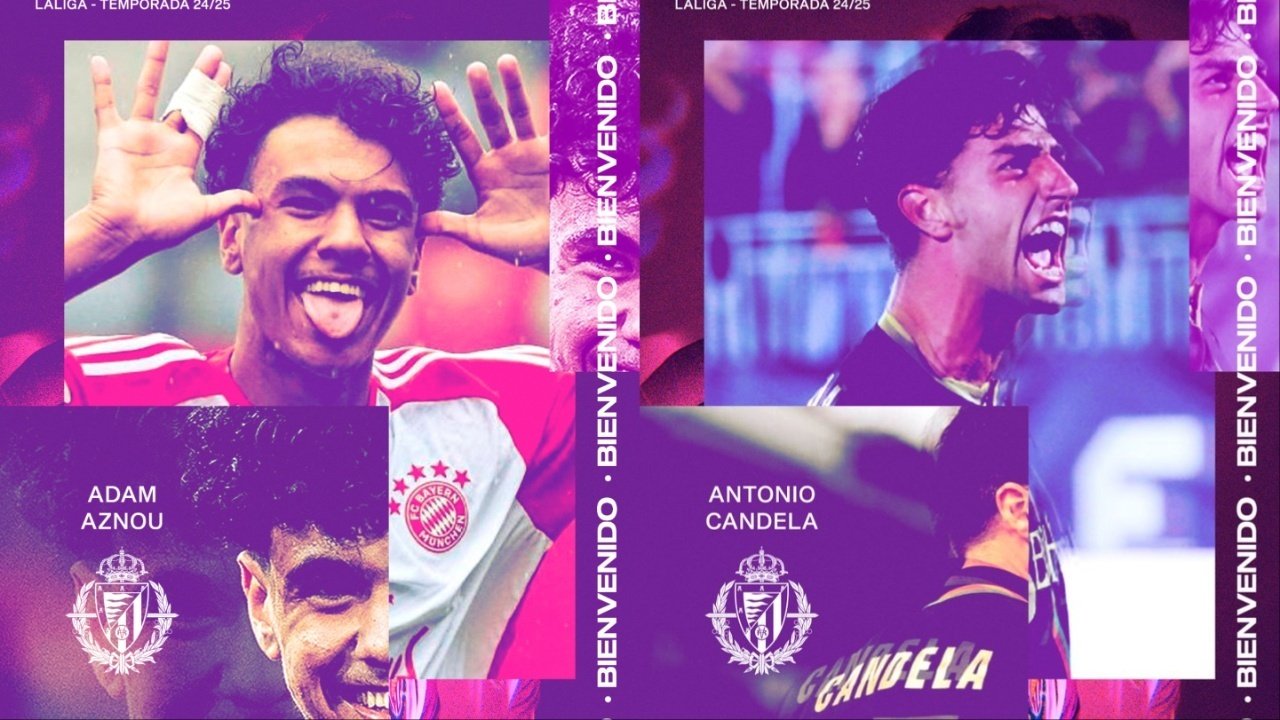 El Valladolid se refuerza con Aznou y Candela