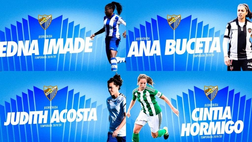 El Málaga Femenino se refuerza con otros cuatro fichajes