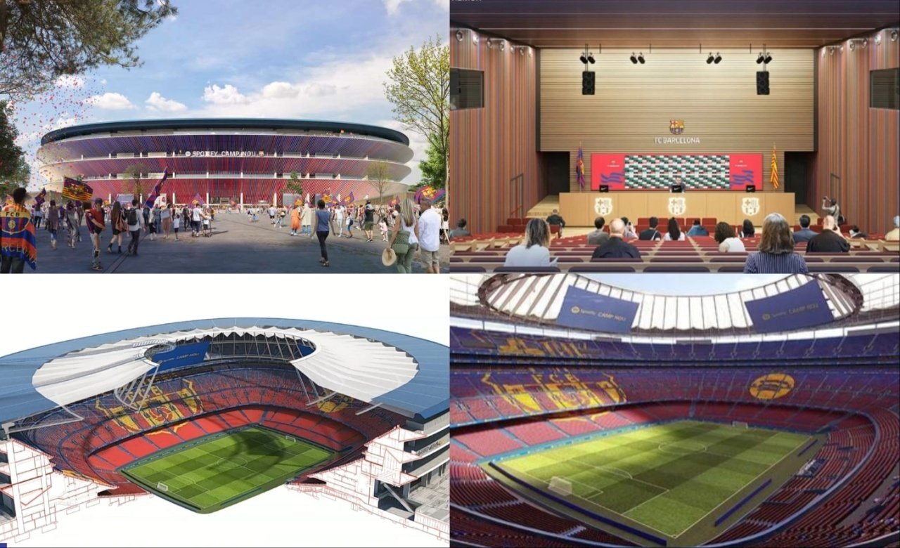 Más Imágenes Del Nuevo Camp Nou Cambian El Videomarcador La Sala De Prensa 9599