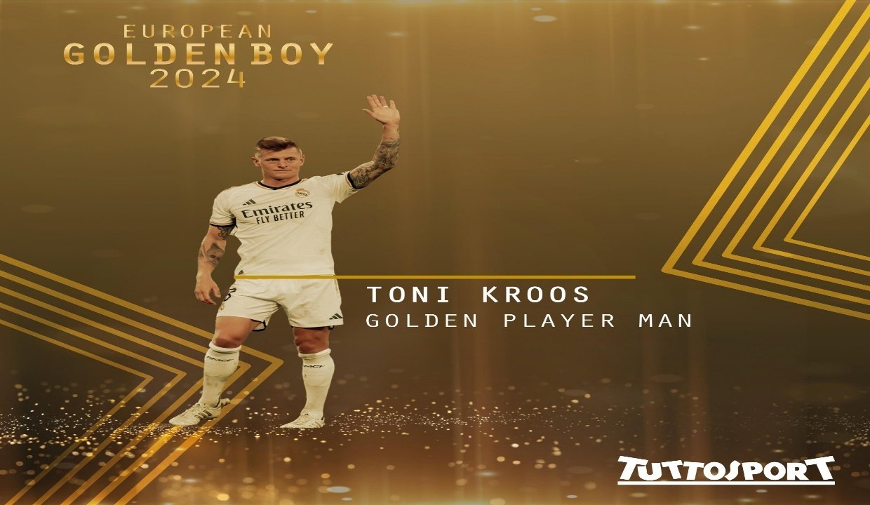 Kroos se alza con el Golden Man 2024. GoldenBoyAwards