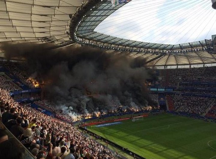 Infierno como ambiente en la Copa de Polonia