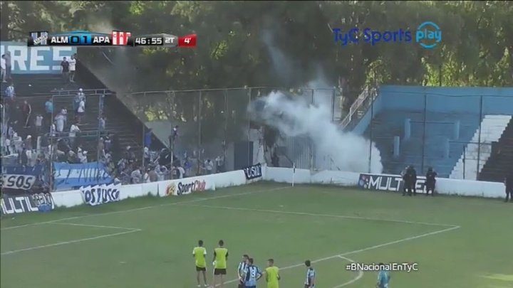 La policía hiere a un futbolista con una pelota de goma en Argentina