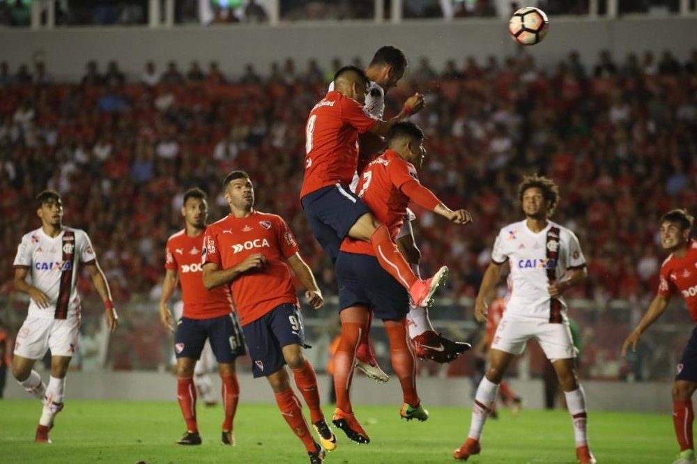 O Fla está em desvantagem na decisão da Copa Sul-Americana. Twitter/Flamengo