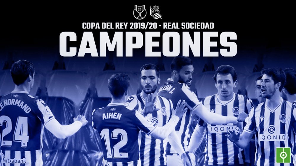 La Real Sociedad, campeona de Copa del Rey 2020. BeSoccer