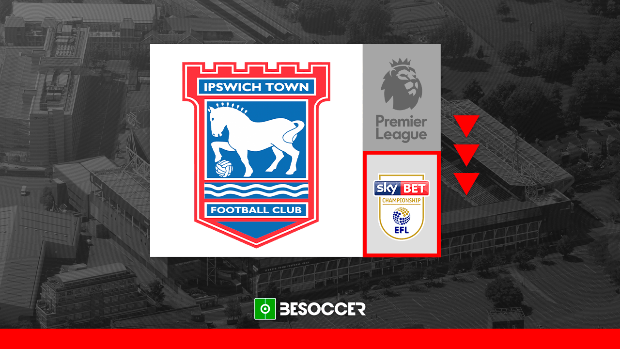 Ipswich relégué après 23 ans d'attente et une seule saison en Premier League