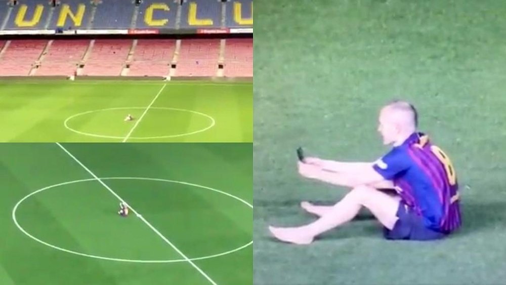 Foi assim que Iniesta disse adeus ao Camp Nou. Capturas