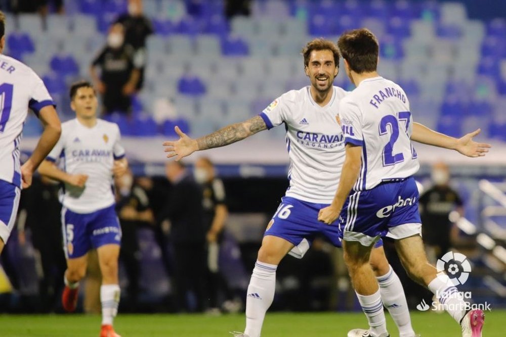 Francho Serrano renueva con el Zaragoza. LaLiga