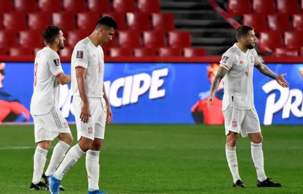 Spain were held to a draw after conceding a second half penalty. EFE