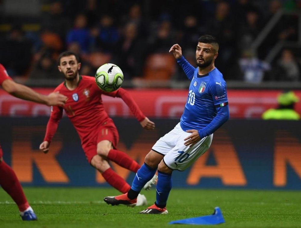 Insigne couldn't see his side through the game. Italia