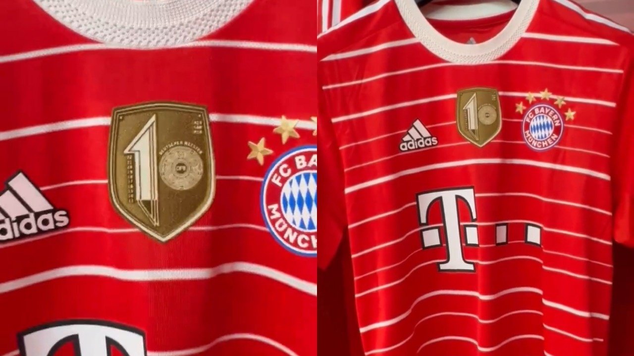 A special tribute to Bayern's ten league titles in a row. Screenshot/FCBayern