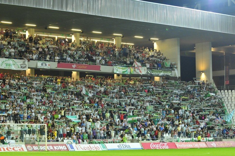 Instantánea de la afición del Córdoba en un partido.