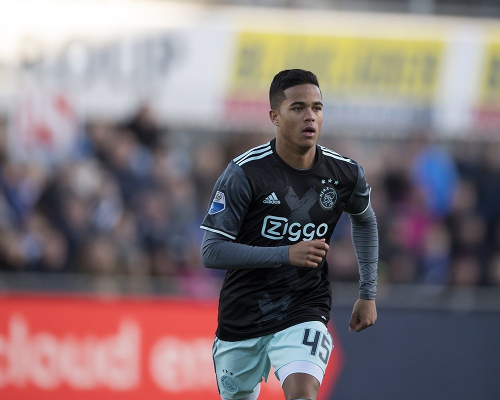 Kluivert will only stay at Ajax if they meet his demands. AFP