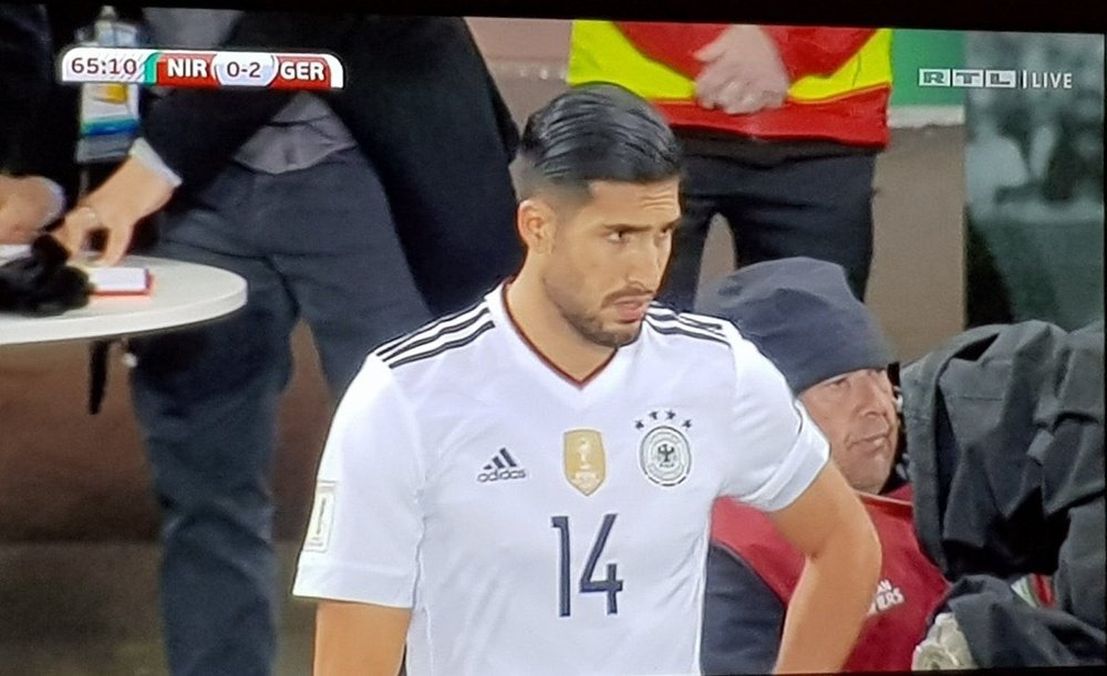 En el partido de Alemania se vio a un clon del técnico italiano. RTLLive