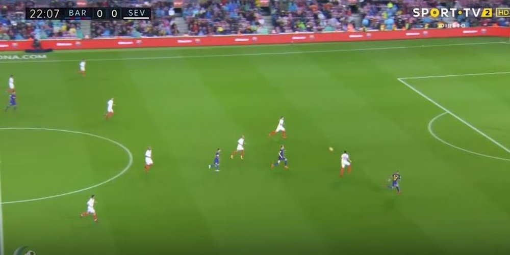 Alcacer made no mistake after Escudero's mistake. SportTV2