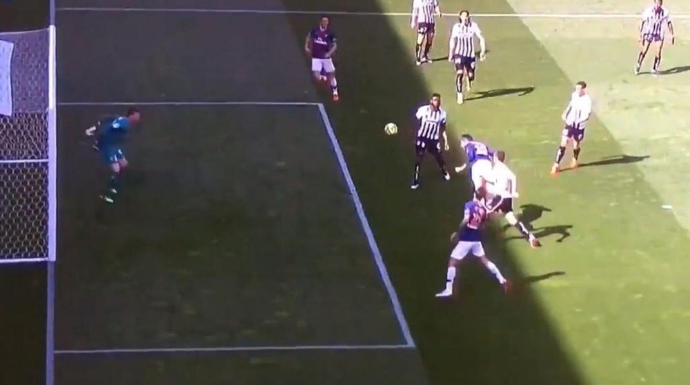Neymar scored the first goal with a well executed goal. Screenshot/BeINsports