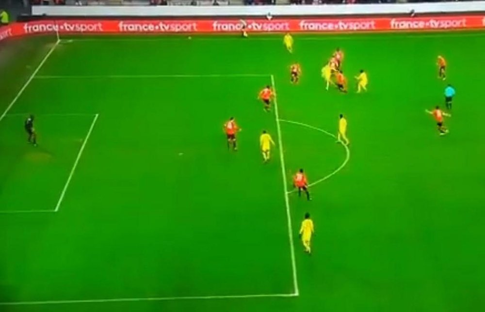 Meunier's wonder goal gave PSG the lead against Rennes. Canal+