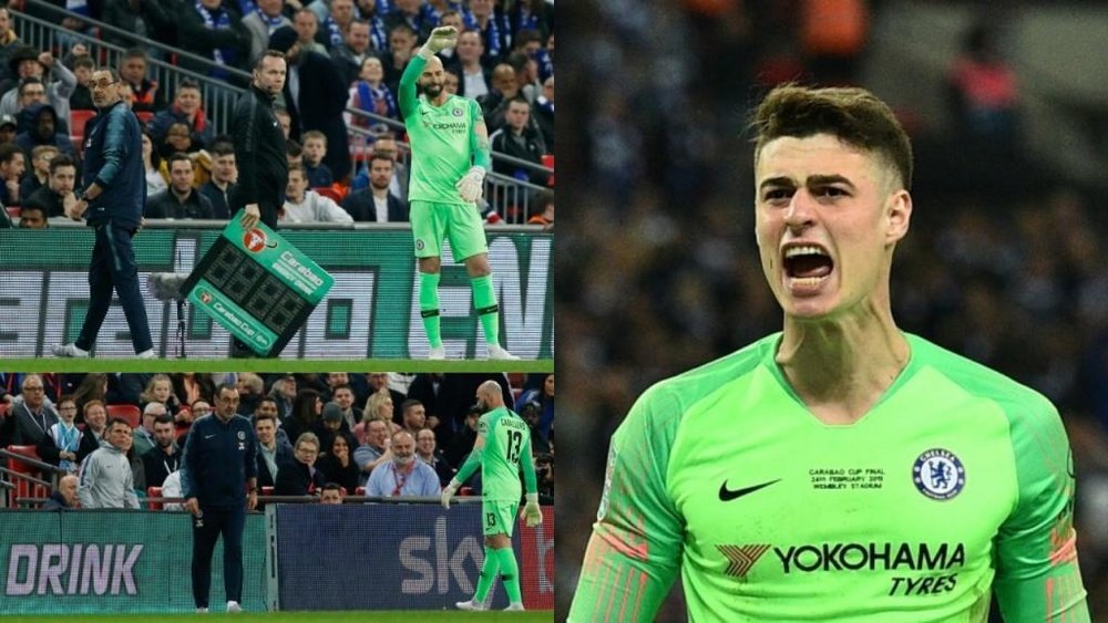 There was tension between Kepa and Caballero. AFP/BeSoccer