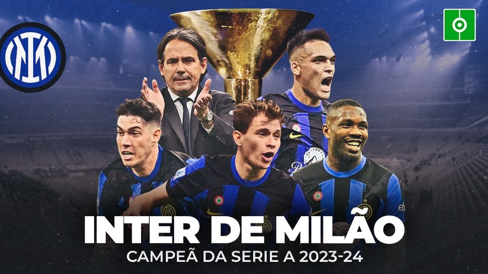 Inter de Milão campeã italiana 23-24. BeSoccer