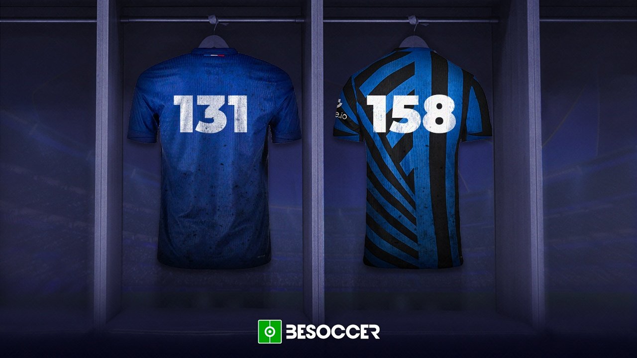 Inter's squad has played 27 more finals than PSG. BeSoccer