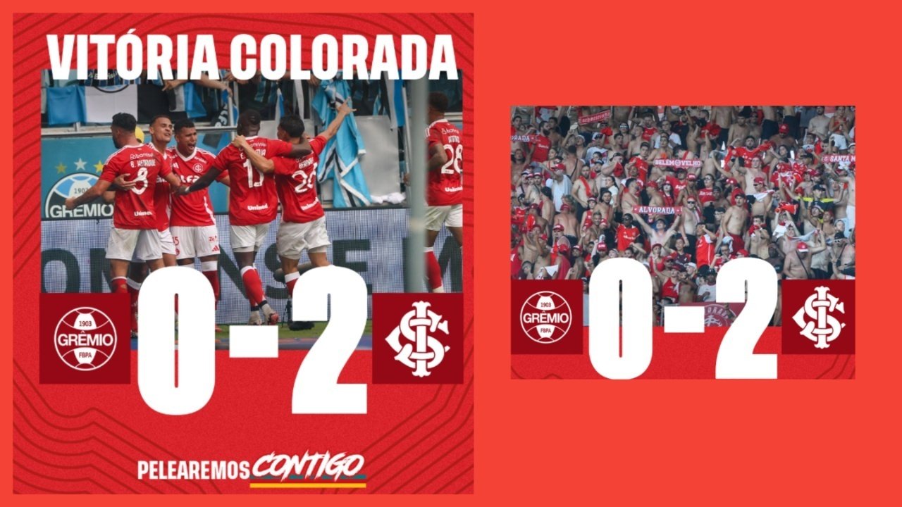 Inter vence o Grêmio e larga na frente na final do Gauchão