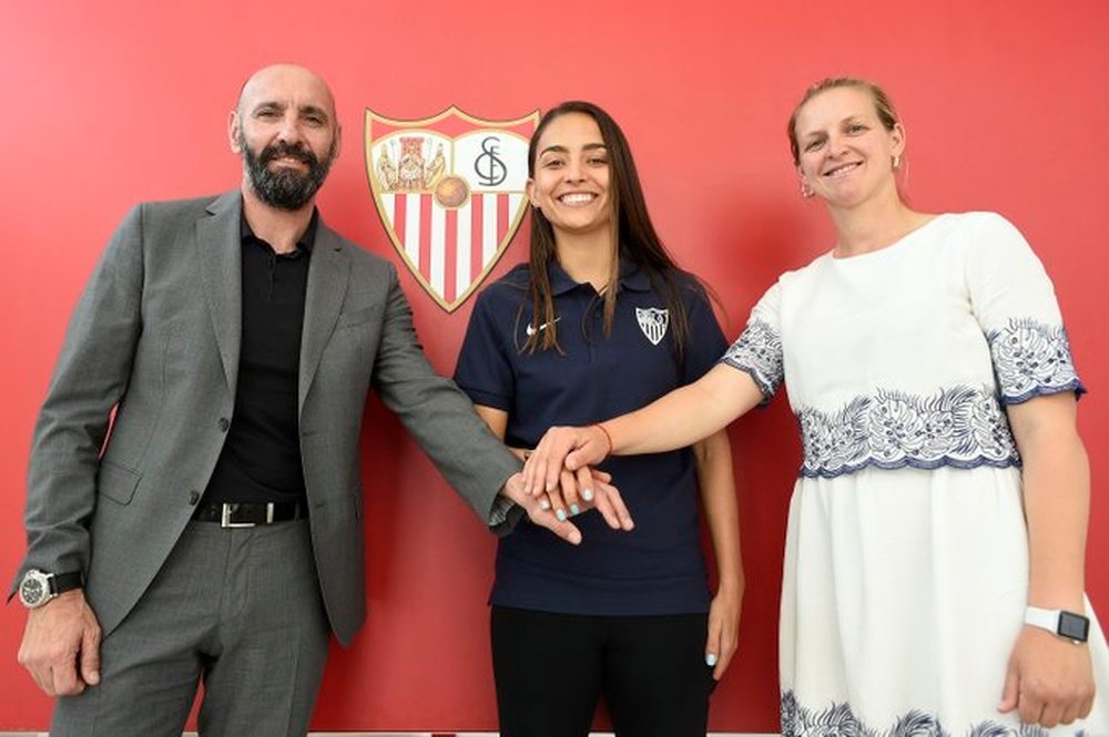 Isabella Echeverri, nueva jugadora del Sevilla Femenino. Twitter/SevillaFC_Fem