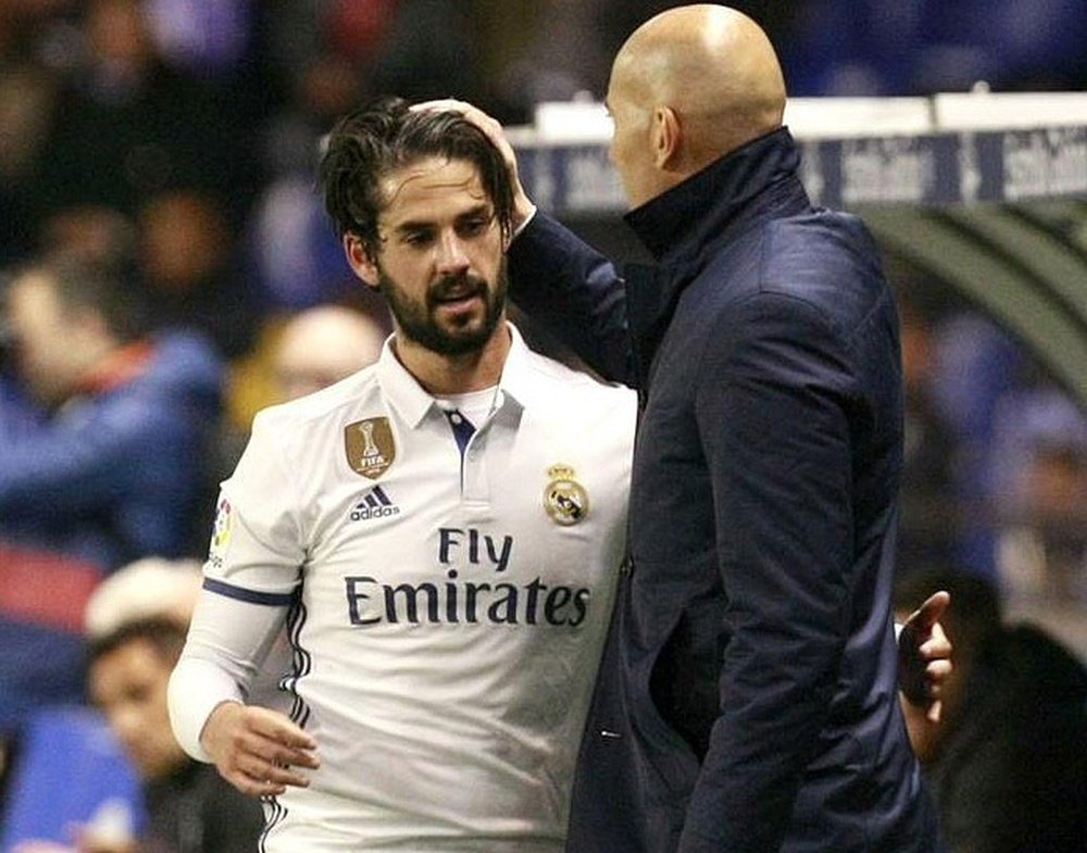 Isco no tuvo minutos ante el Barça. EFE