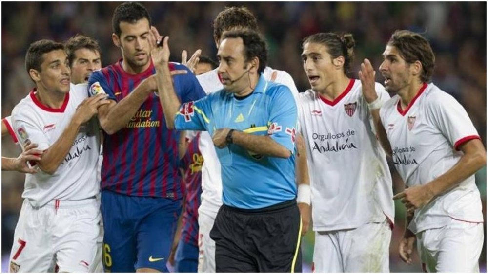 Iturralde Gonzalez spoke about his time as referee in 2014. EFE