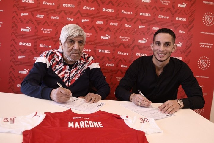 Independiente confirma el fichaje de Marcone. Independiente