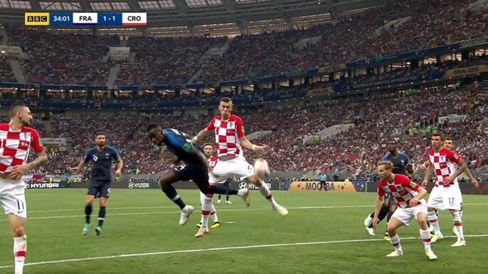 Perisic gave away a vital penalty in the match. Captura/BBC