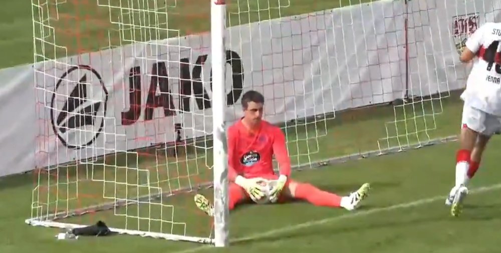 El Celta cayó en pretemporada ante el Stuttgart. Captura/CeltaMedia