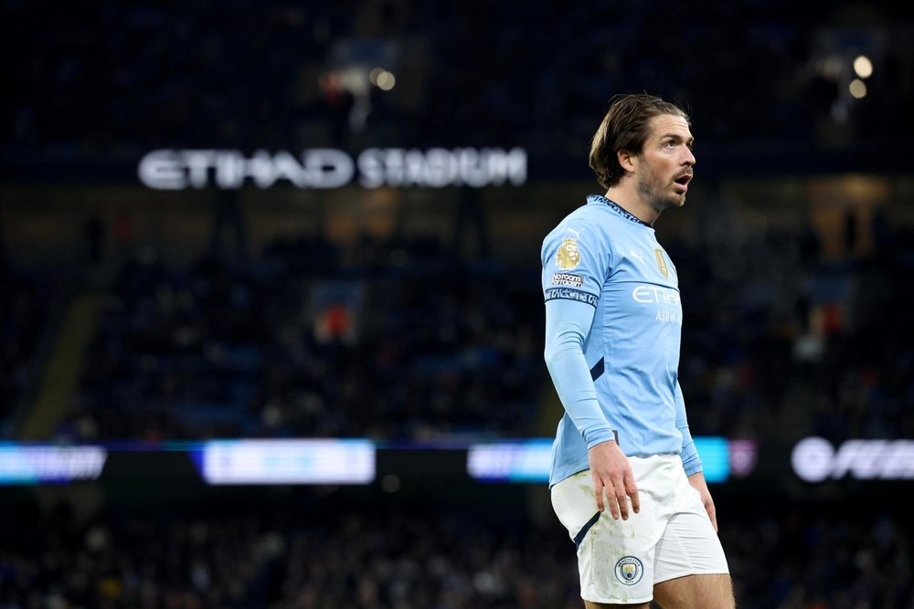 Jack Grealish has dropped down Man City's pecking order. EFE