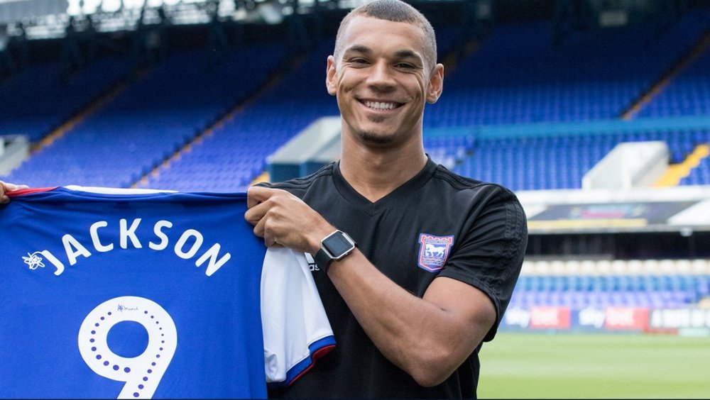 Jackson has signed a three-year deal at Portman Road. Twitter/Official_ITFC