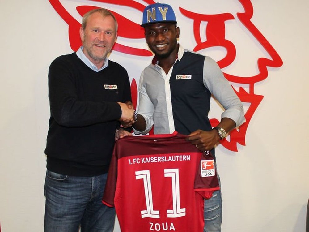 Jacques Zoua ya presume de nuevo equipo. Kaiserslautern