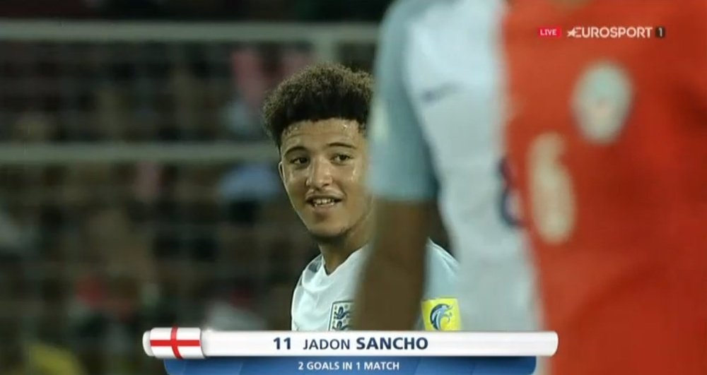 Sancho is the man of the hour. Captura/Eurosport