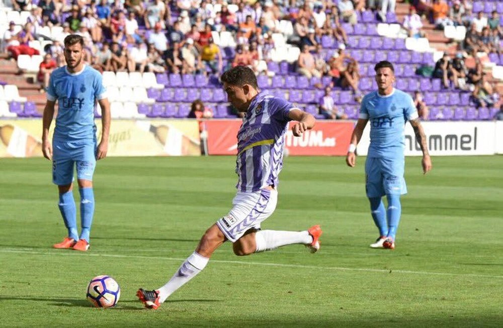 Mata volvió a marcar de penalti para el Valladolid. RealValladolid