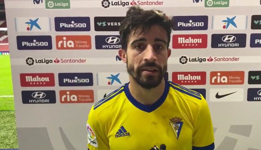 Jairo analizó la derrota del Cádiz. Twitter/CadizCF