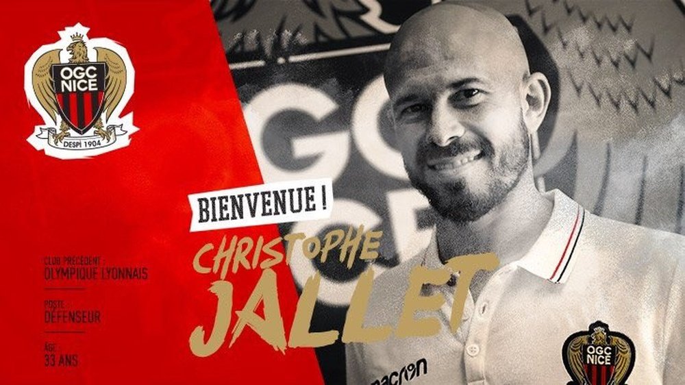 Nice appoint Jallet as their new player. OGCNice