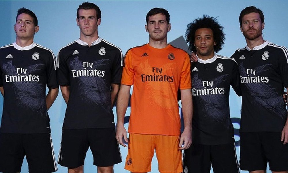 James, Bale, Casillas, Marcelo et Xabi Alonso lors de la saison 2014-15. EFE