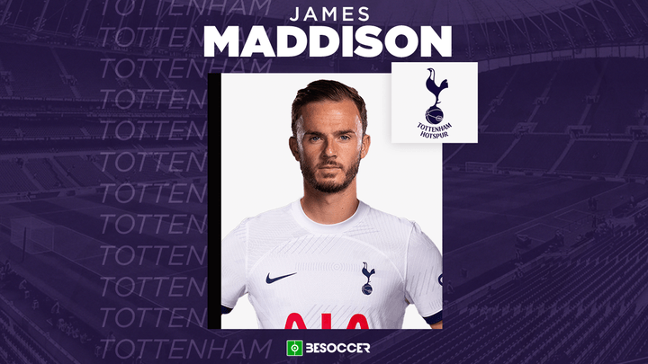 OFICIAL: Maddison, novo jogador do Tottenham