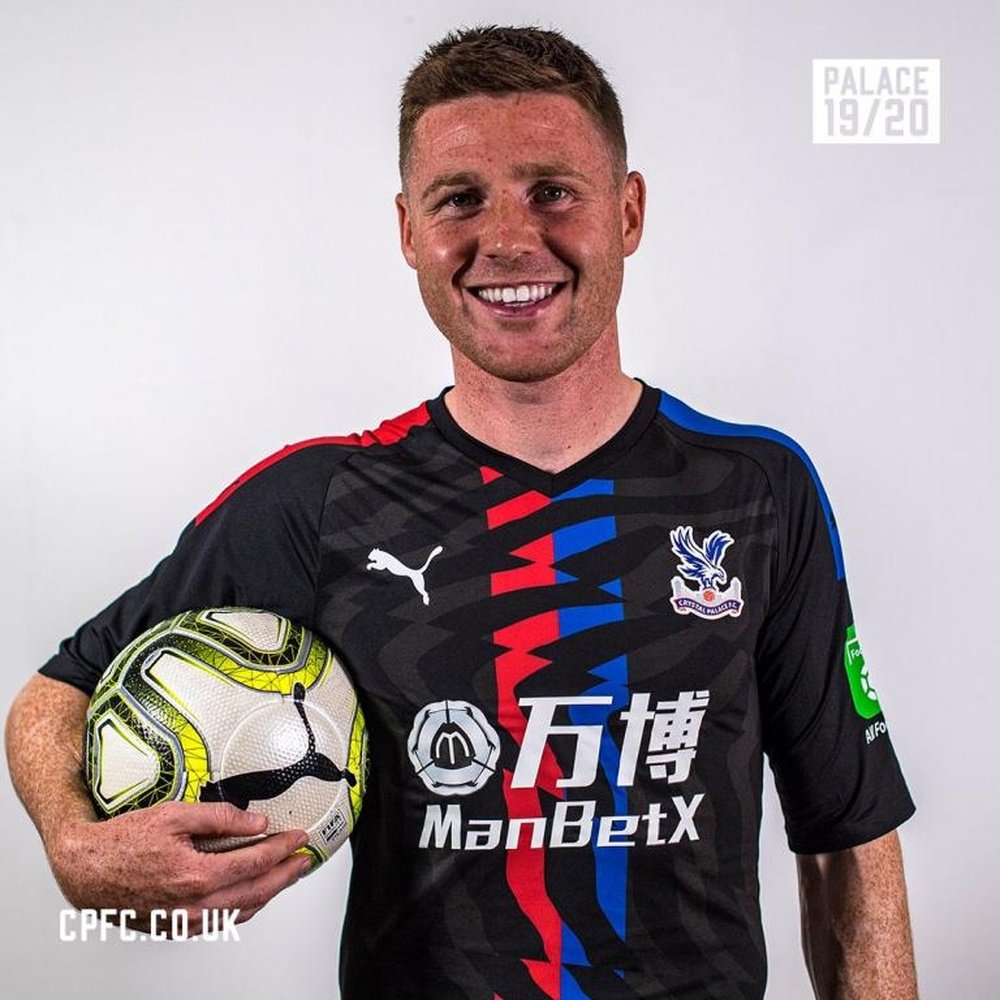 James McCarthy signe à Crystal Palace. Twitter/CPFC