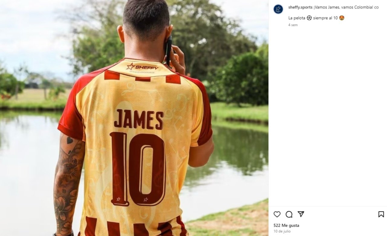En Colombia, es debate nacional, pero James apoya a Tolima