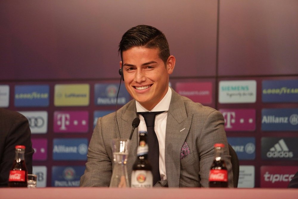 James, feliz. Bayern