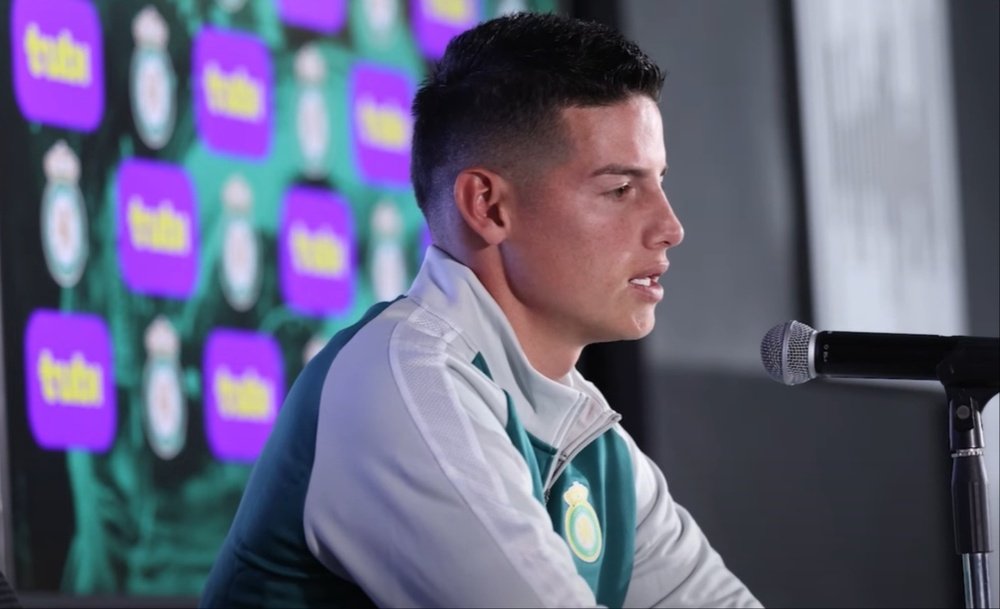 James fue presentado con León. Captura/ClubLeón