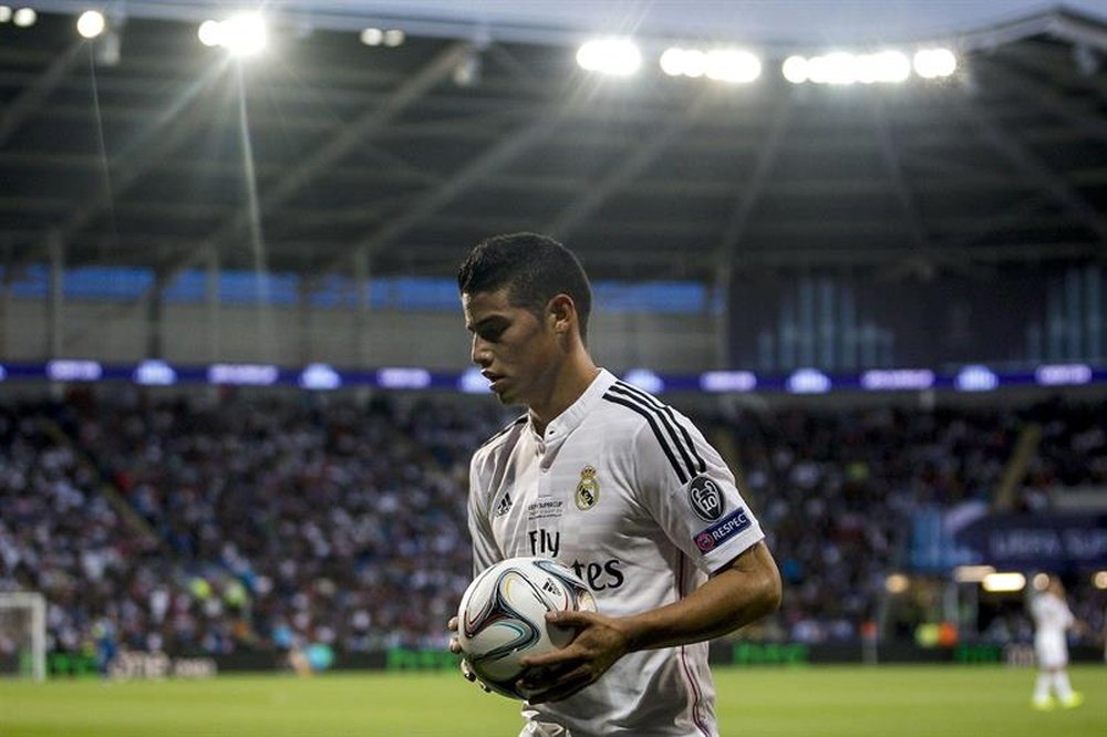 James está prestes a abandonar o Santiago Bernabéu. RealMadrid