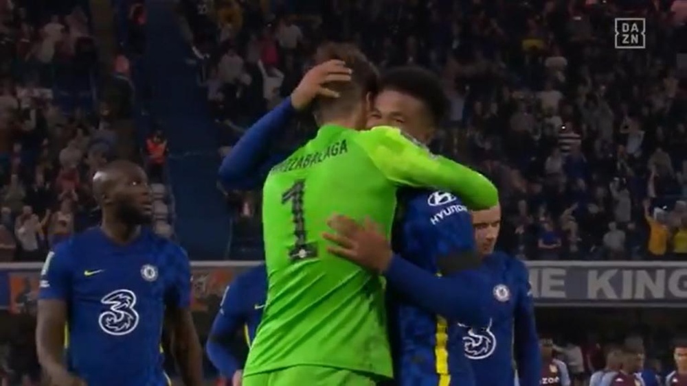 El Chelsea se aferra a la Copa de la Liga desde los once metros. Captura/DAZN