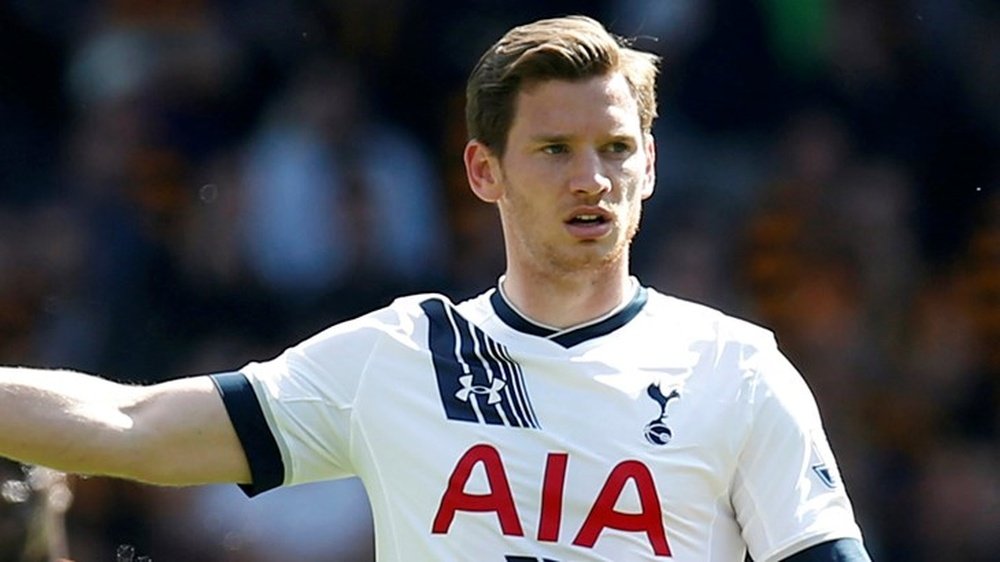 Jan Vertonghen is still on the sidelines but plans to be playing again in March. TottenhamHotspur